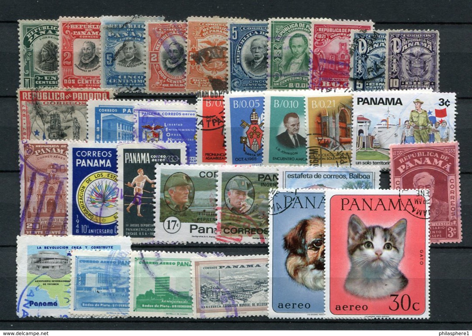 Panama Lot       O  Used + *  Unused      (132) - Panama