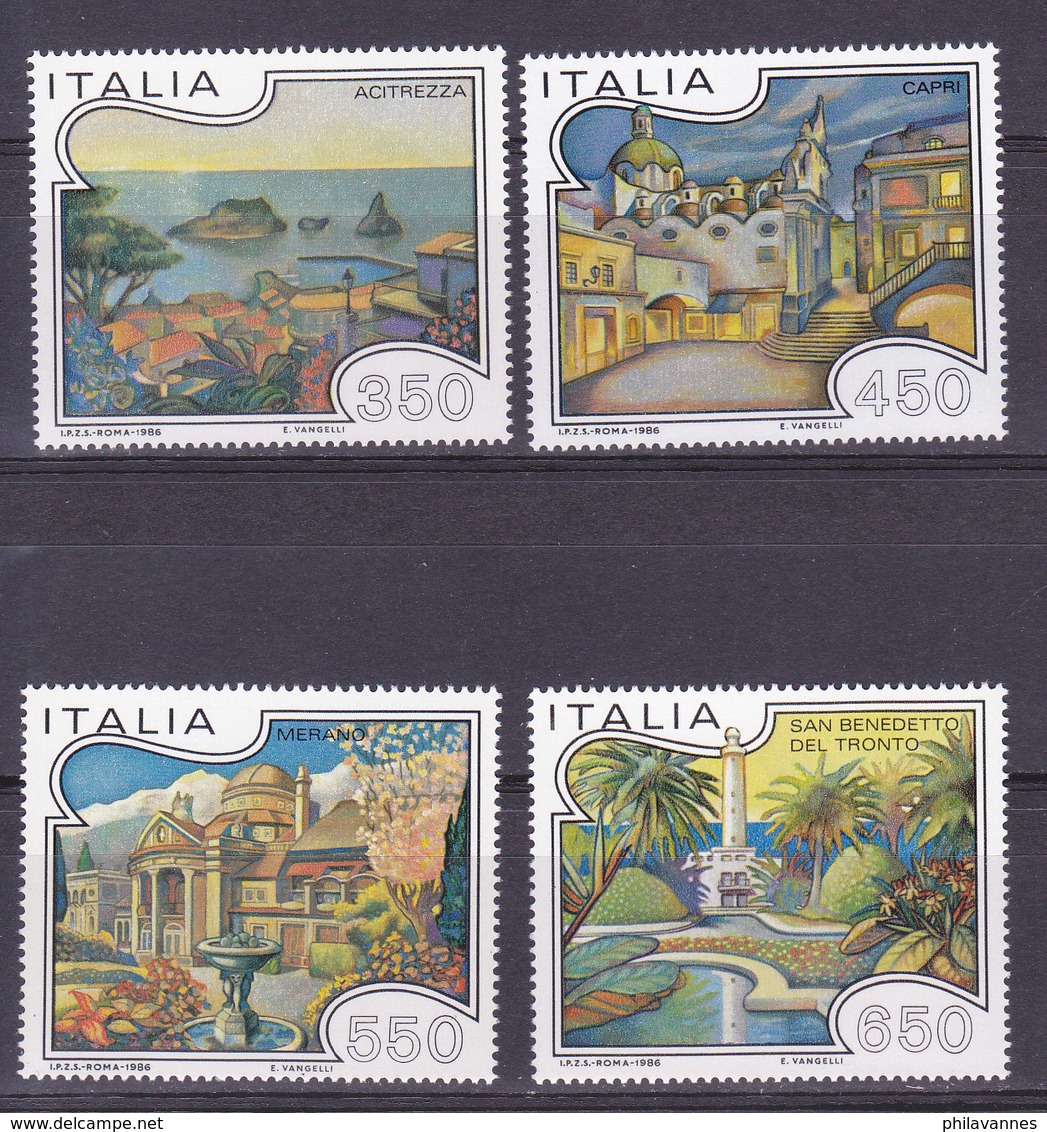 ITALIE, N° 1696 /1699,Acitrezza,Capri,Merano,San Benedetto ,  Neuf**, ( W1904/058F) - 1981-90:  Nuovi