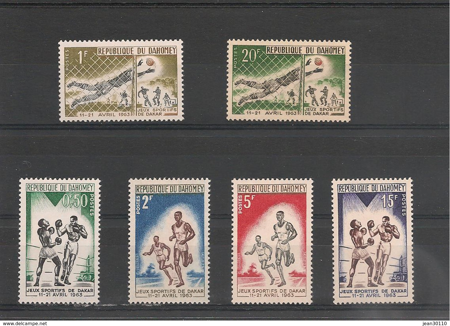 DAHOMEY Année 1963 Jeux Sportifs De DAKAR N° Y/T : 192/197** - Bénin – Dahomey (1960-...)