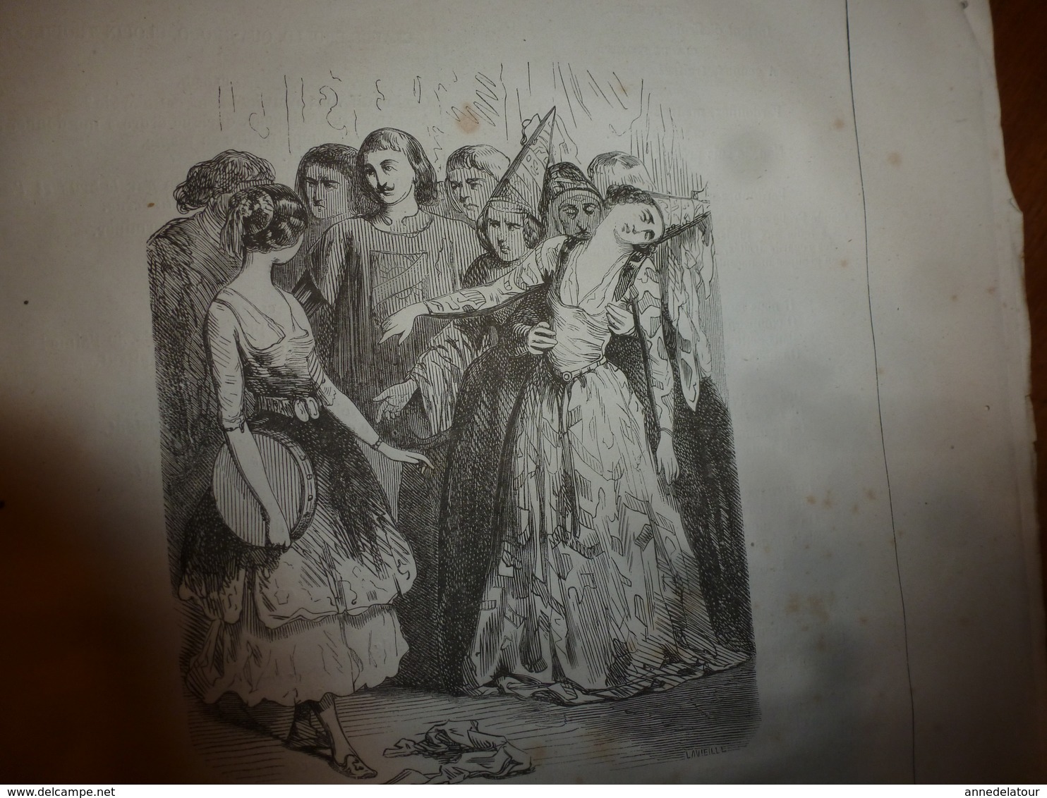 MARIE TUDOR -La Esmeralda ,par Victor Hugo -18 dessins par Foulquier,G. Séguin et Riou - Edition J. Hetzel (ill Beaucé)