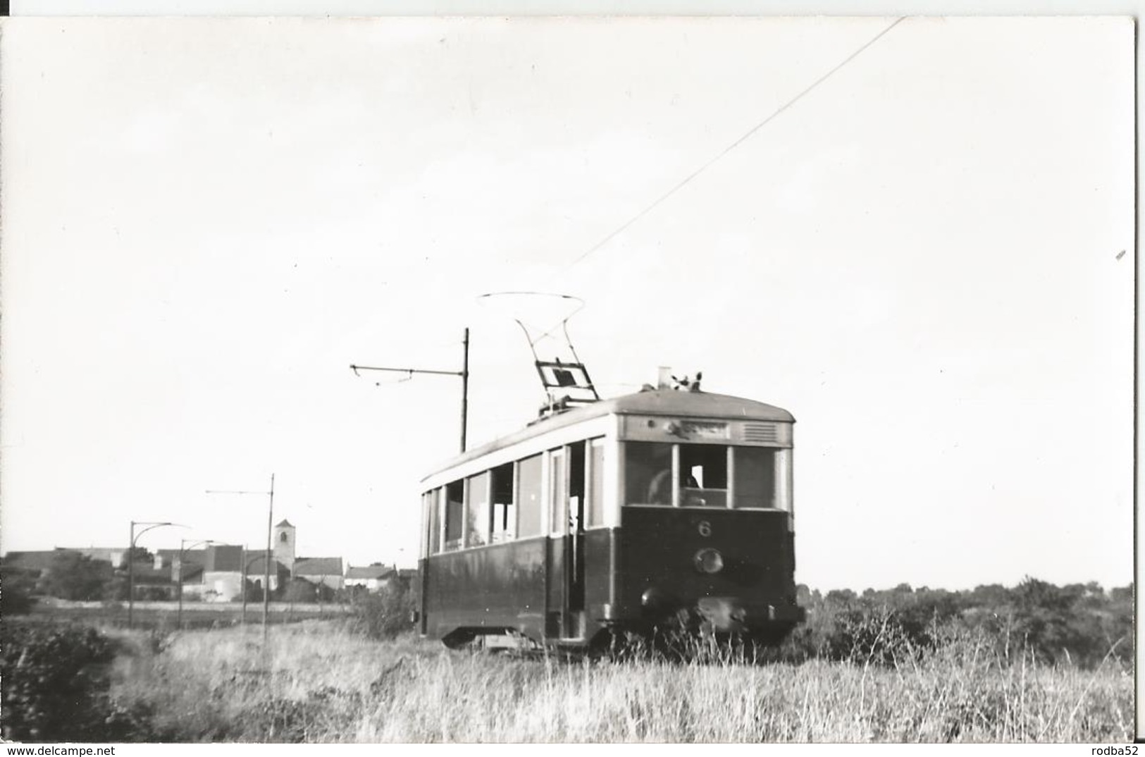 Carte Photo - 21 - Tramway Ligne De Gevrey Chambertin - Dijon - Train - Locomotive Automotrice -- Chemin De Fer - Gevrey Chambertin