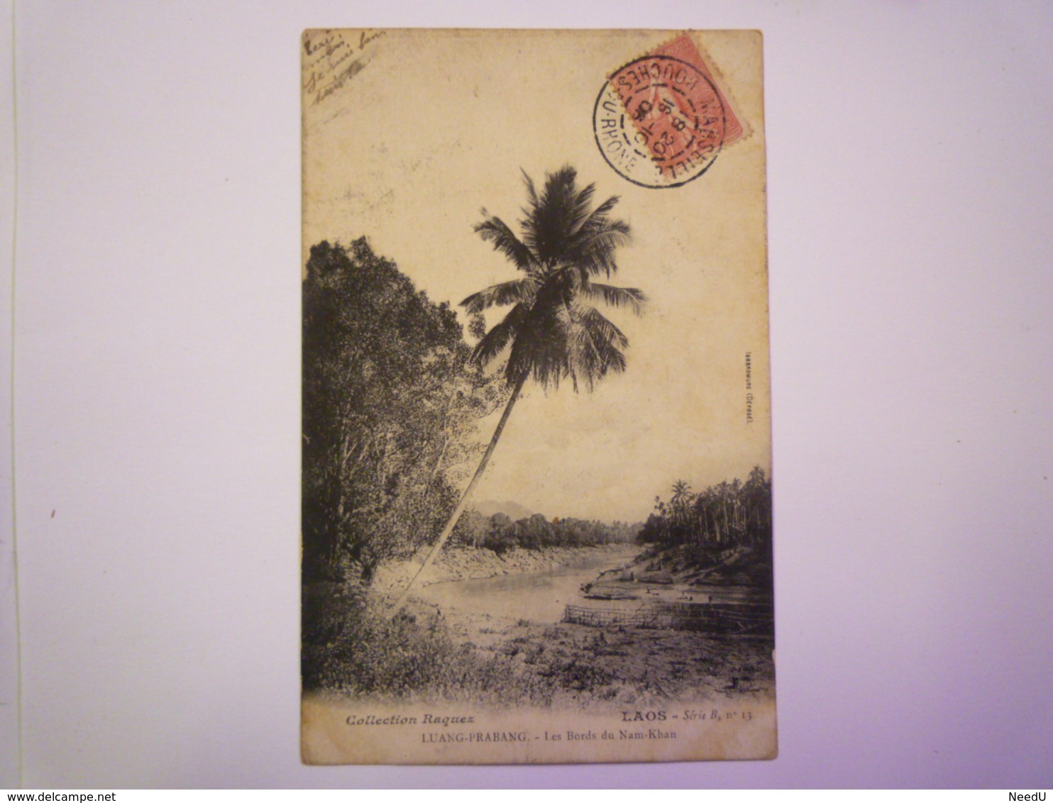 GP 2019 - 291  LAOS  -  LUANG-PRABANG  :  Les Bords Du  NAM-KHAN   1906   XXX - Laos