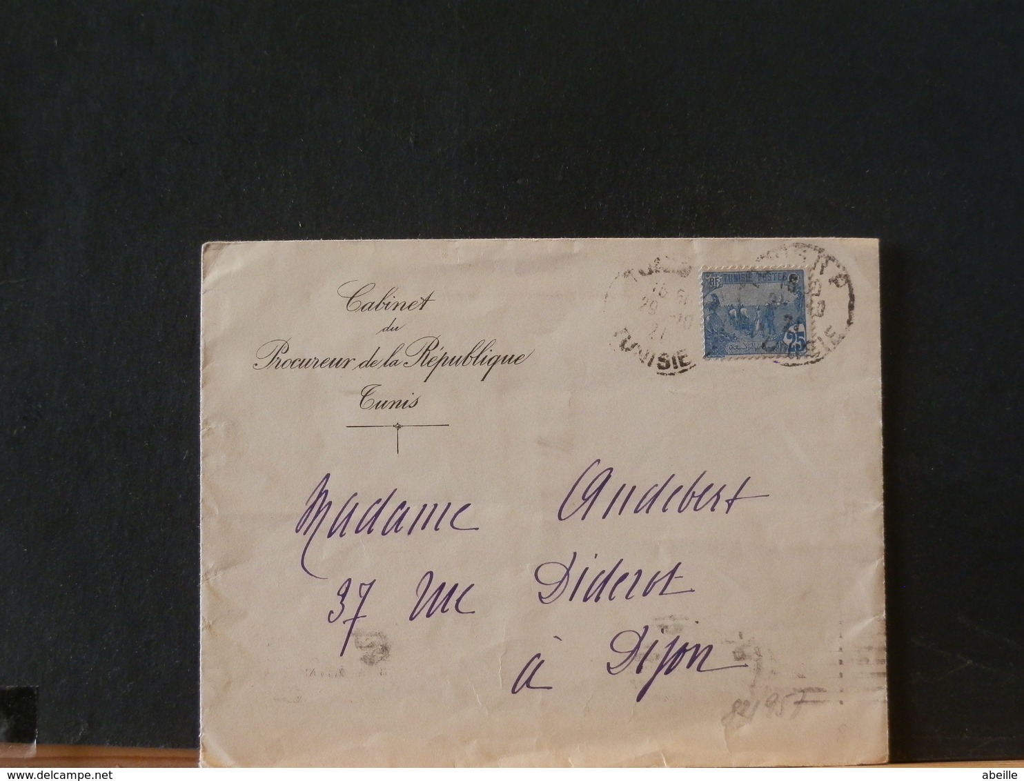 82/957  LETTRE POUR LA FRANCE 1921 - Briefe U. Dokumente