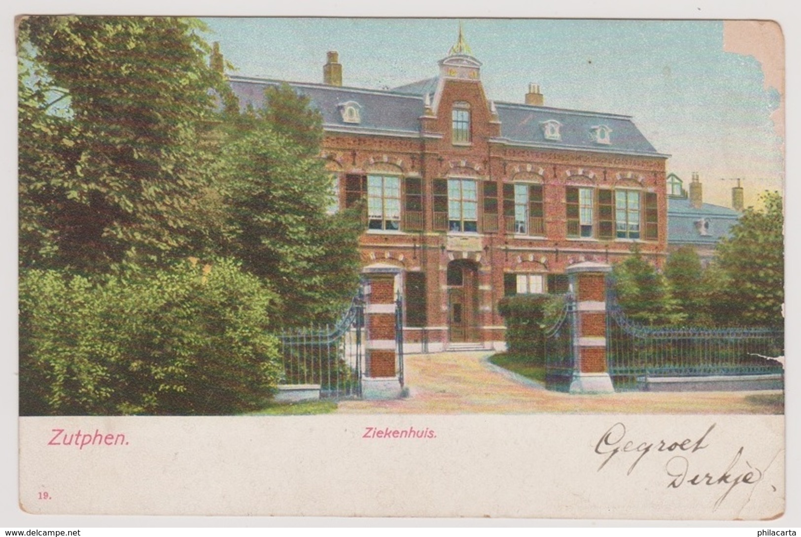 Zutphen - Ziekenhuis - 1904 - Zutphen