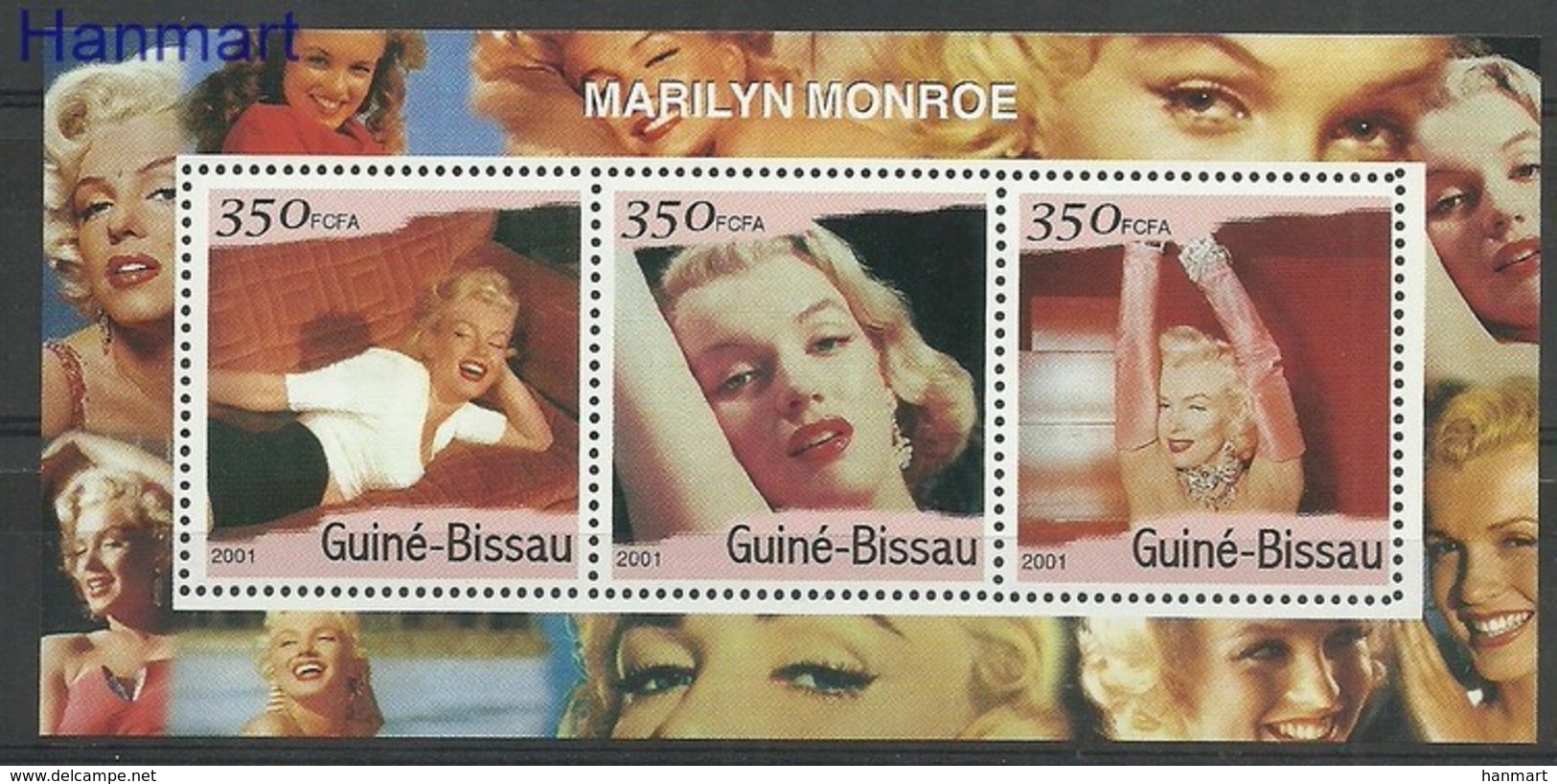 Gwinea Bissau 2001 Mi Dre1917-1919 MNH ( LZS5 GUBdre1917-1919 ) - Guinée-Bissau