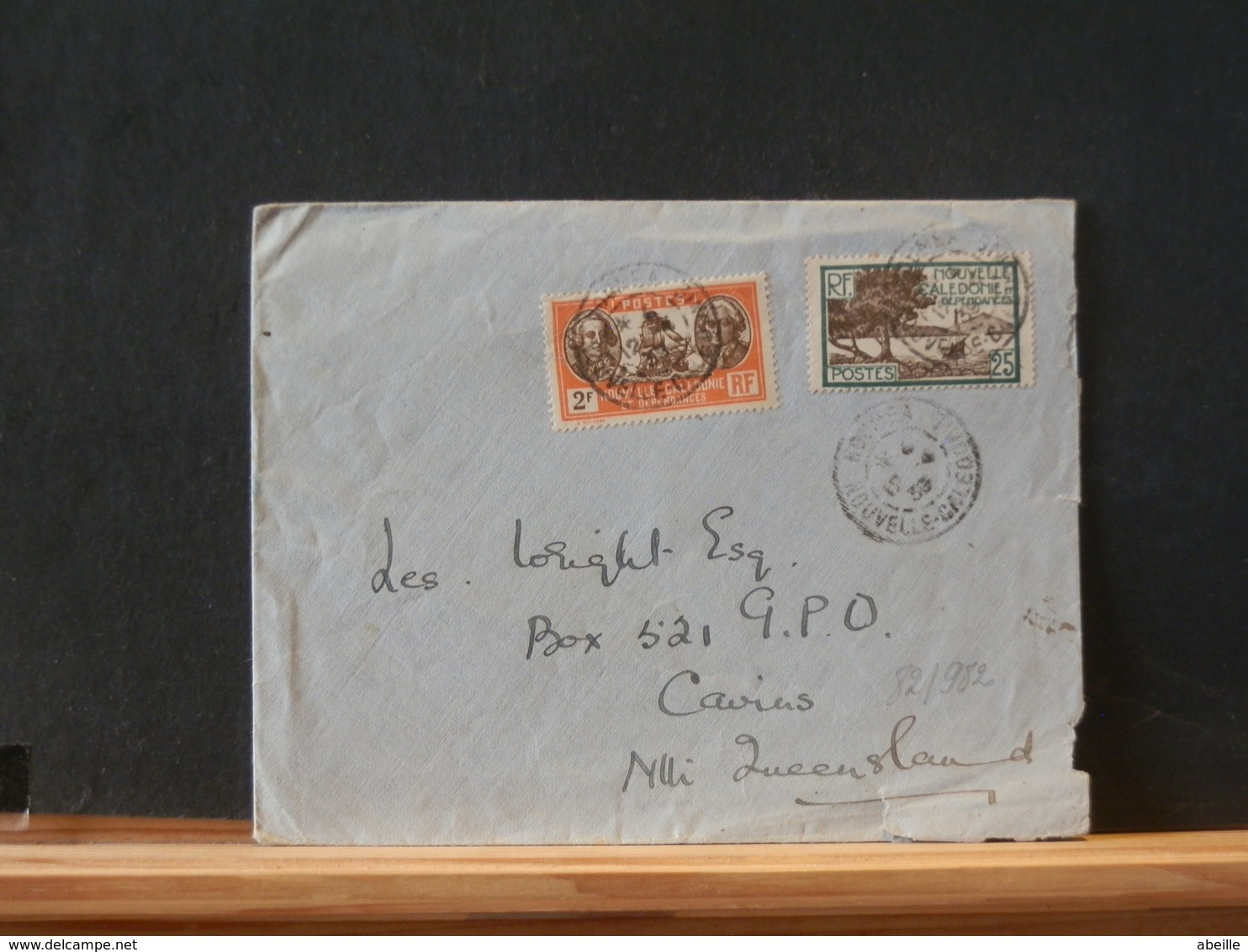 82/982 LETTRE  POUR NOUVELLE ZELANDE 1930 - Brieven En Documenten