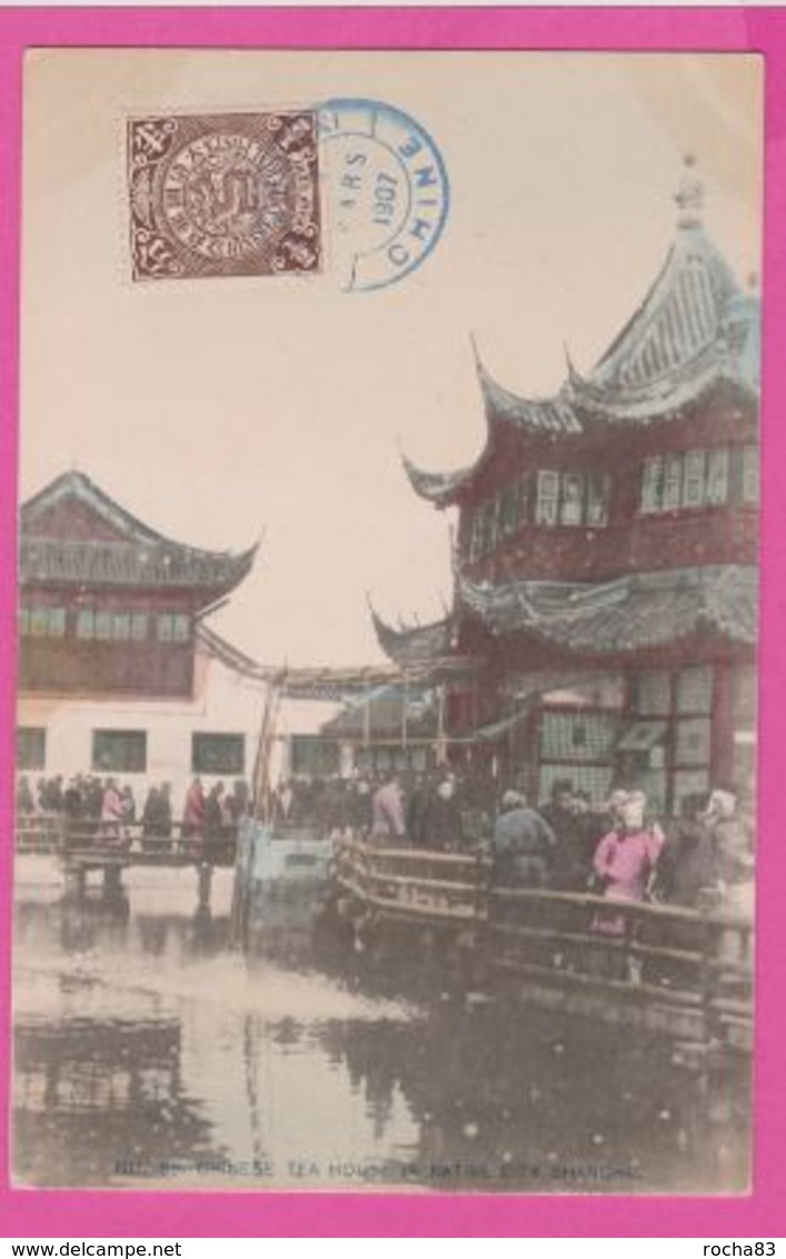 SHANGHAI - CHINESE TEA HOUSE IN NATIVE CITY - 1907 - Chine