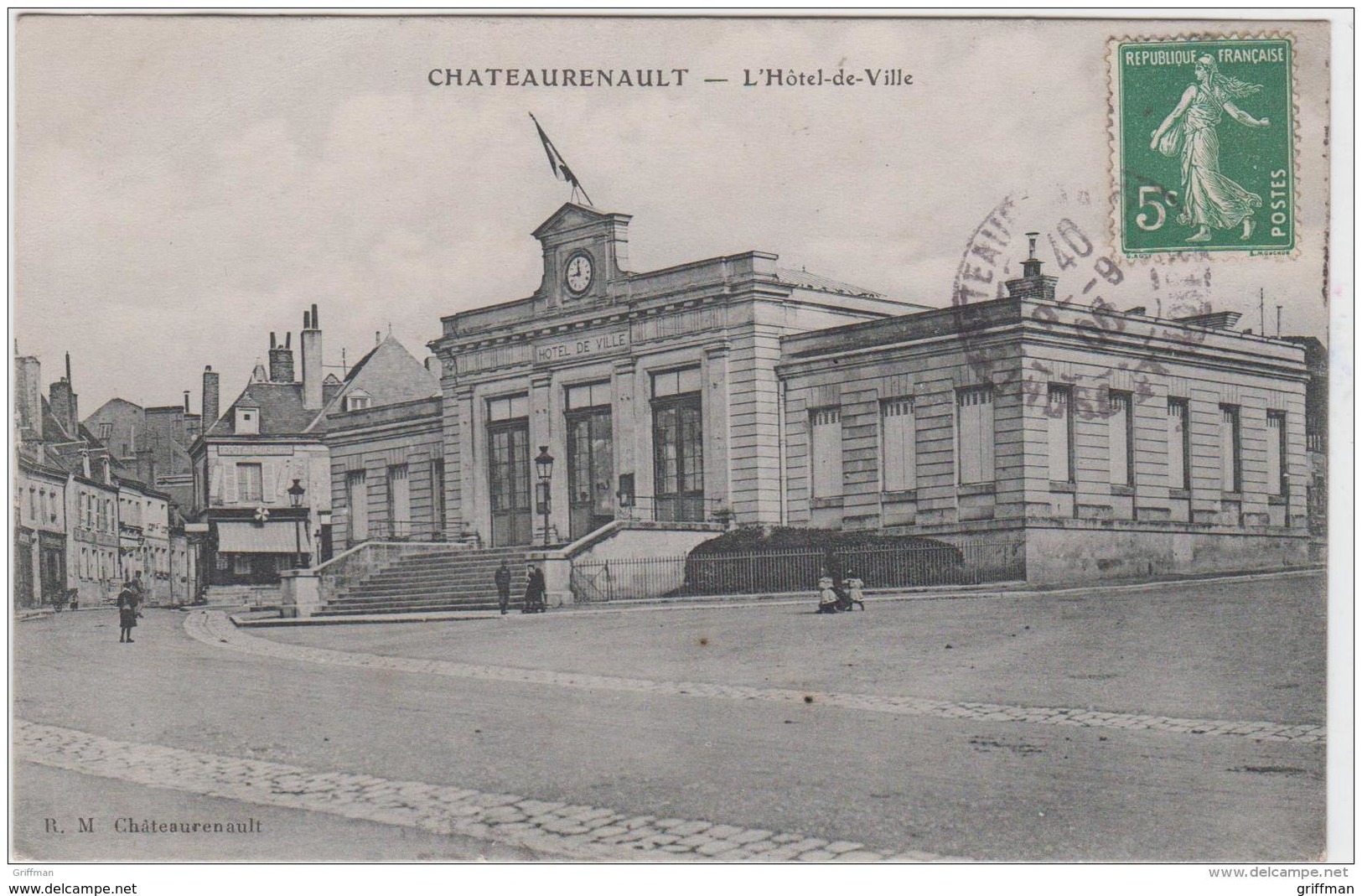 CHATEAURENAULT CHATEAU-RENAULT L'HOTEL DE VILLE  1908 - Autres & Non Classés