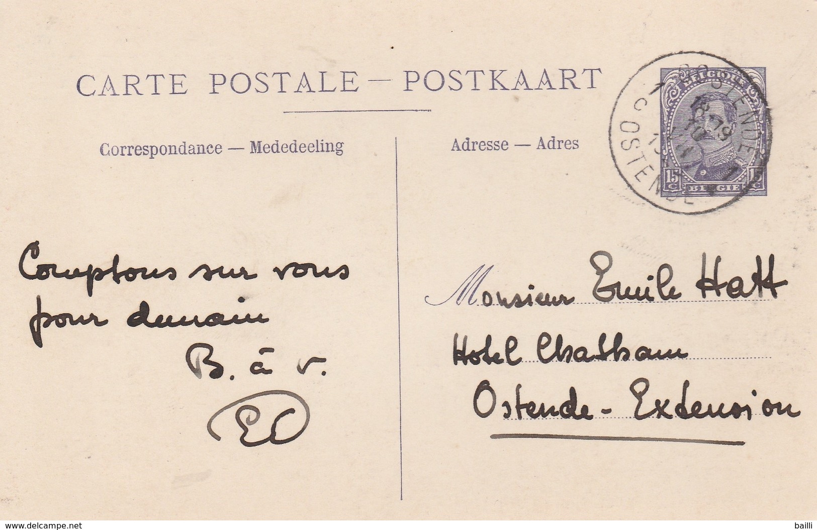 Belgique Joli Entier Postal Illustré Thème Bateau - Tarjetas Transatlánticos