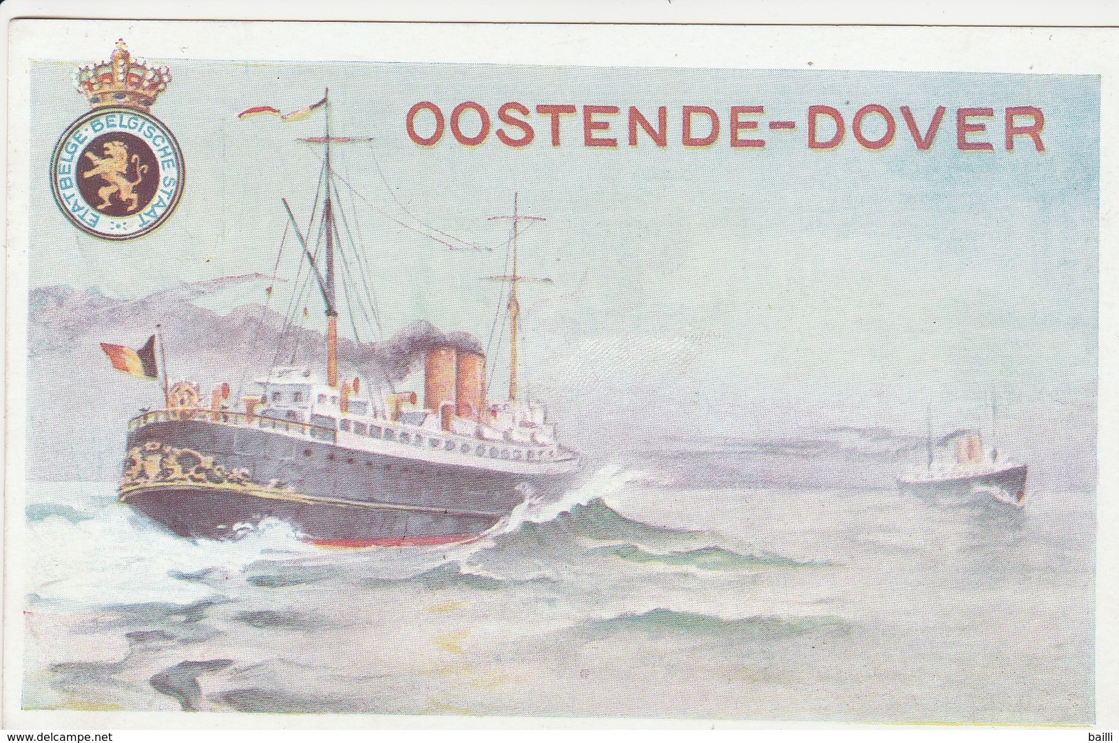 Belgique Joli Entier Postal Illustré Thème Bateau - Cartoline Piroscafi