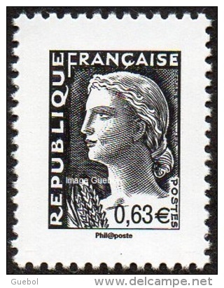 France N° 4782 ** La Vème République Au Fil Du Timbre - Marianne De Decaris - Unused Stamps
