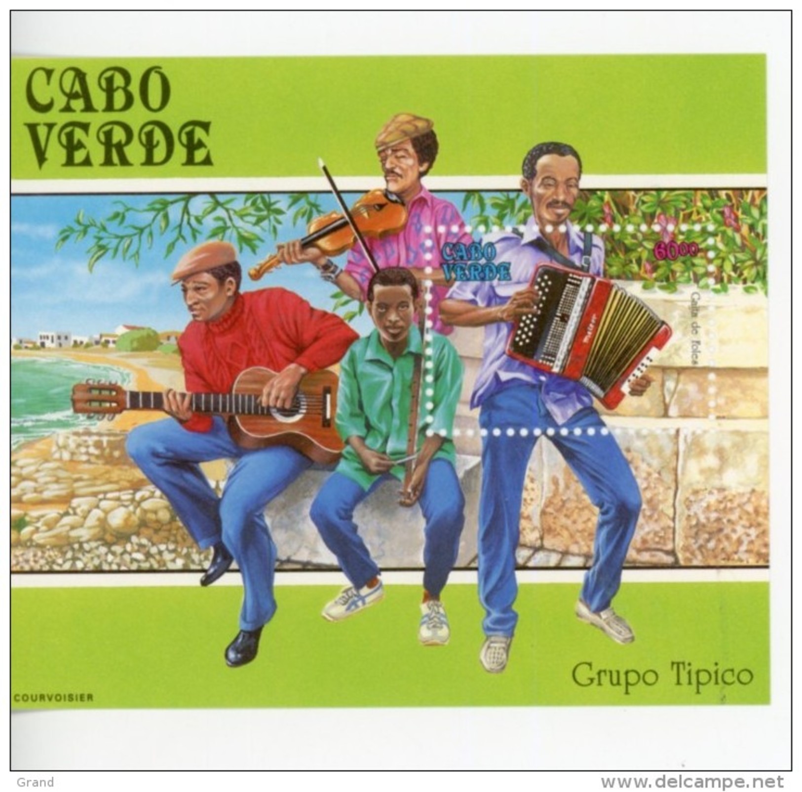 Cap Vert-Cabo Verde-1991-Instrument Des Musique-Accordéon, Guitare-B16***MNH - Cap Vert