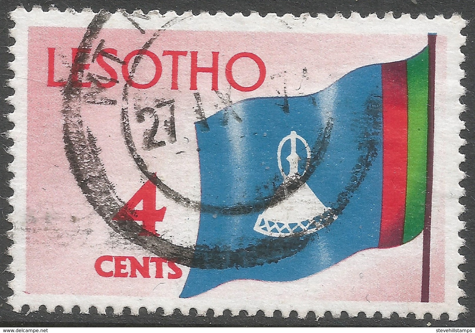 Lesotho. 1971 Definitives. 4c Used. SG 196a - Lesotho (1966-...)