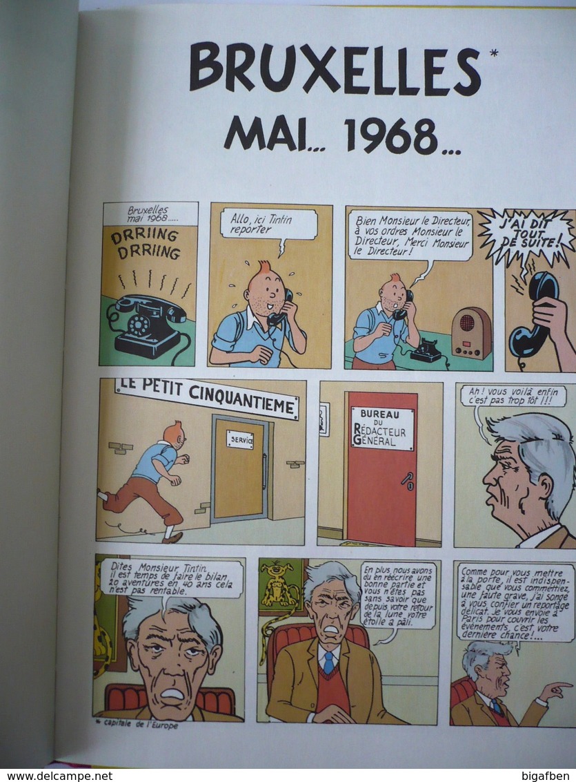 Pastiche TINTIN : TINTIN À PARIS En EO Chiquita 1984 / TL1500 Ex N° / RARE TOP COLLECTOR+++ - Tintin