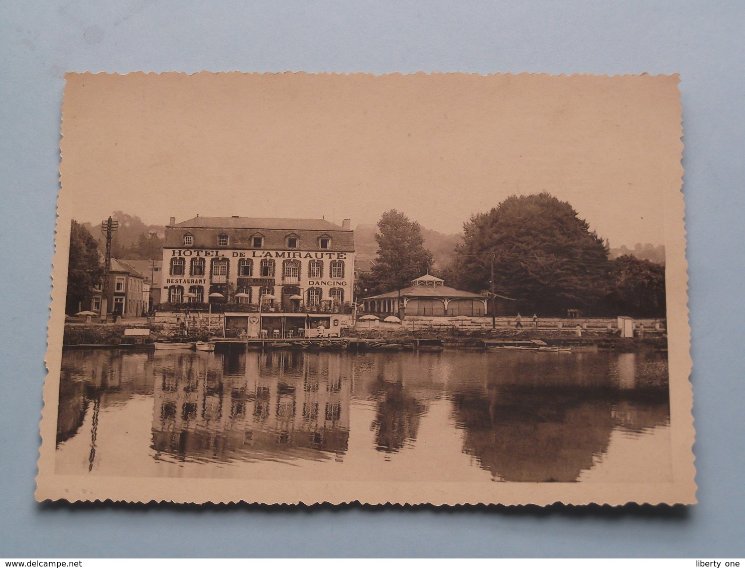 Hotel De L'AMIRAUTE Tilff Sur-Ourthe Tél 73 Tilff ( L'Amirauté / Publi Star ) Anno 19?? ( Zie / Voir Photo ) ! - Esneux