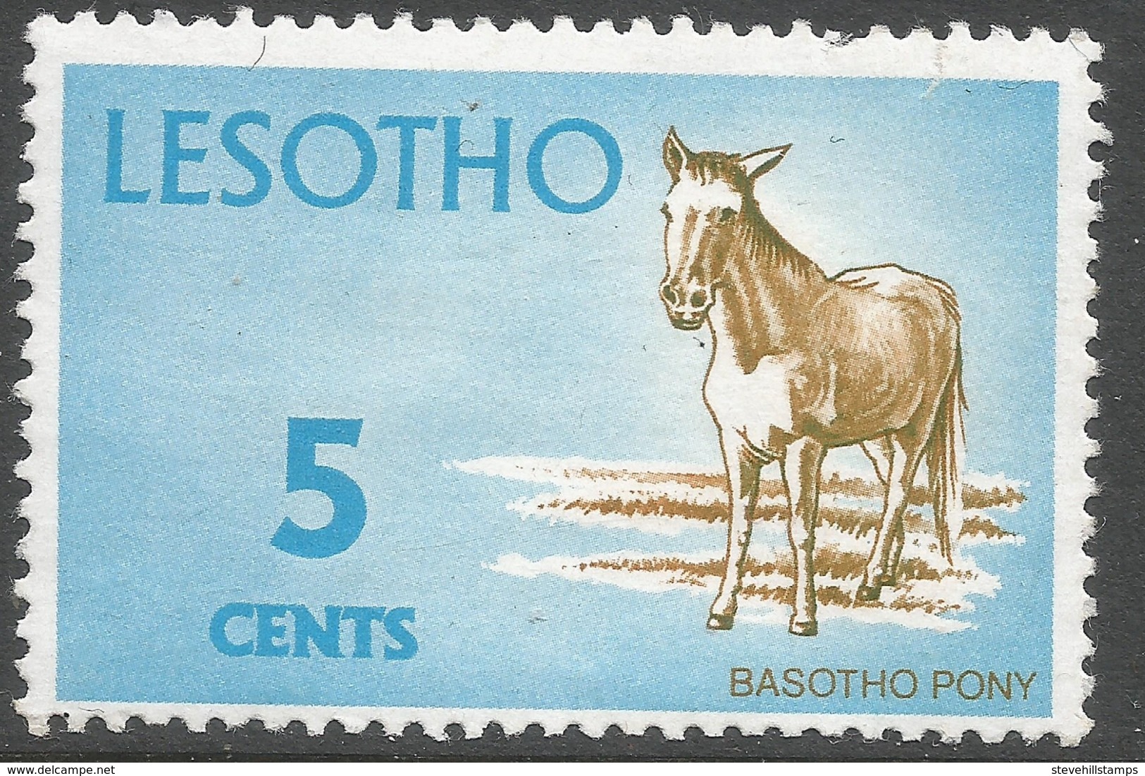 Lesotho. 1971 Definitives. 5c MH. SG 197 - Lesotho (1966-...)