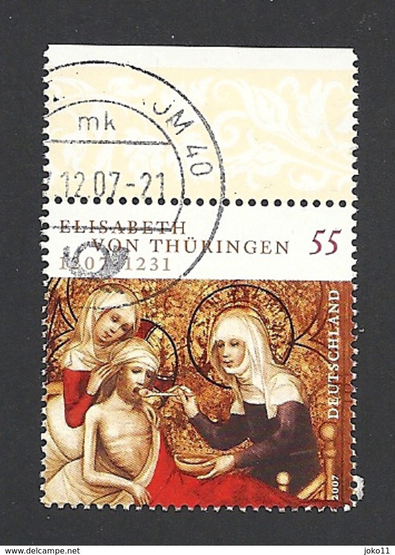 Deutschland, 2007, Mi.-Nr. 2628,  Gestempelt - Usados