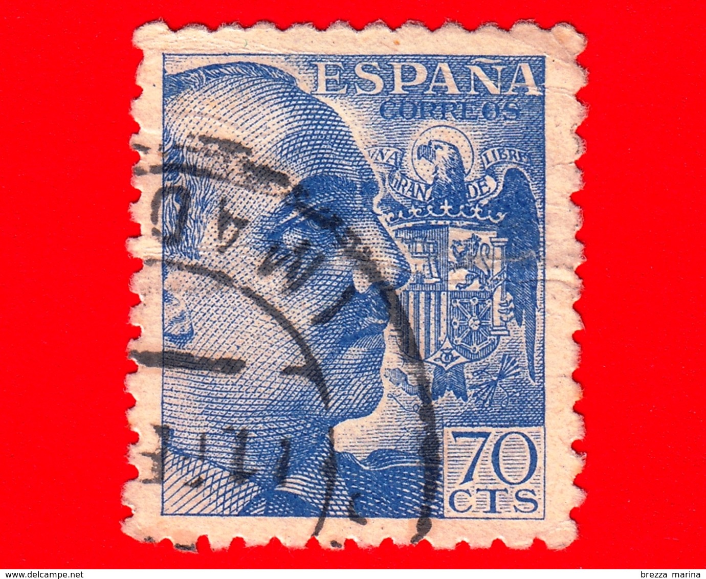 SPAGNA - Usato - 1953 - Generale Franco (I) Senza Editore - 70 - Usati