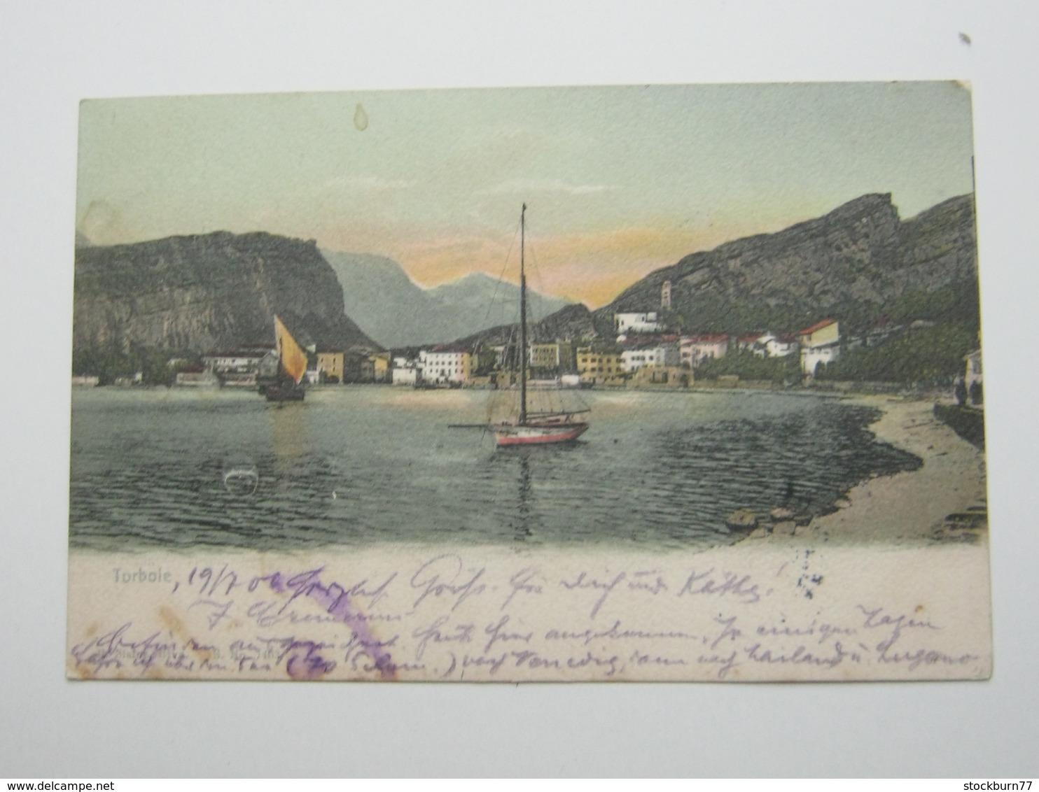 TORBOLE , Trento,   Cartolina Postale Um 1906 - Trento