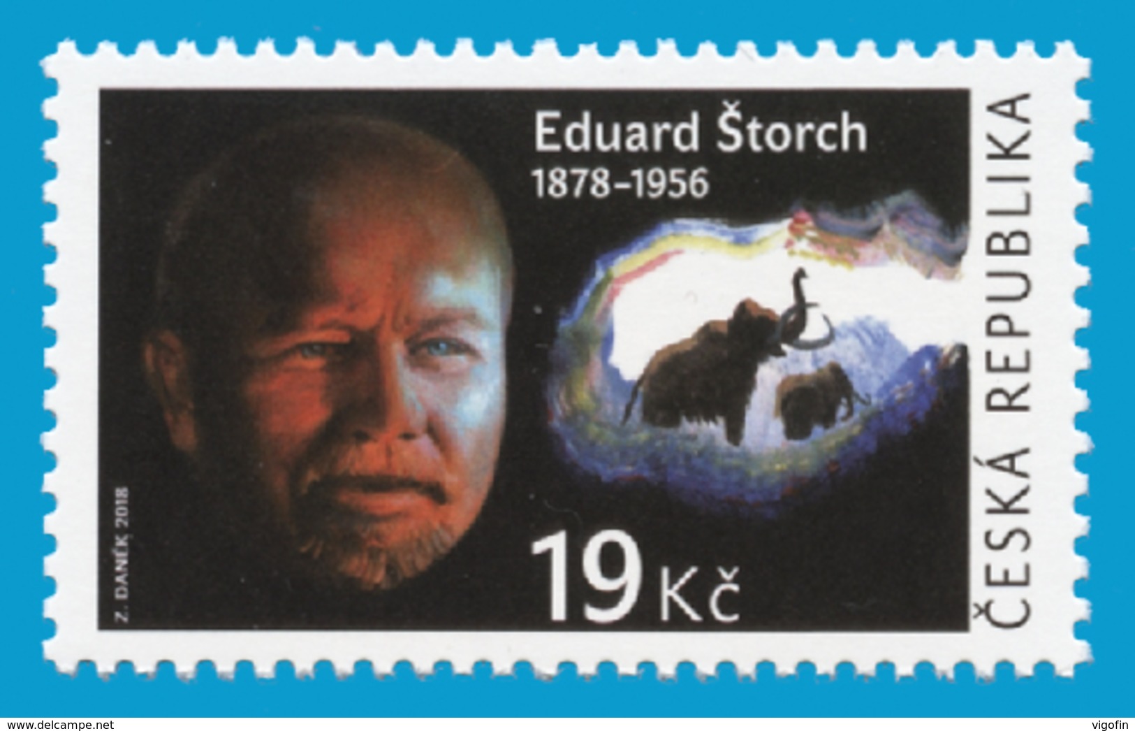 CZ 2018-0976 Eduard Storch, Write, CZECH, 1 X 1v, MNH - Neufs