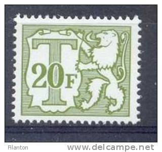 BELGIE - OBP Nr TX 83 (P7a Grijze Gom/gomme Grise) - Strafportzegels - Timbres Taxes - MNH** - Francobolli