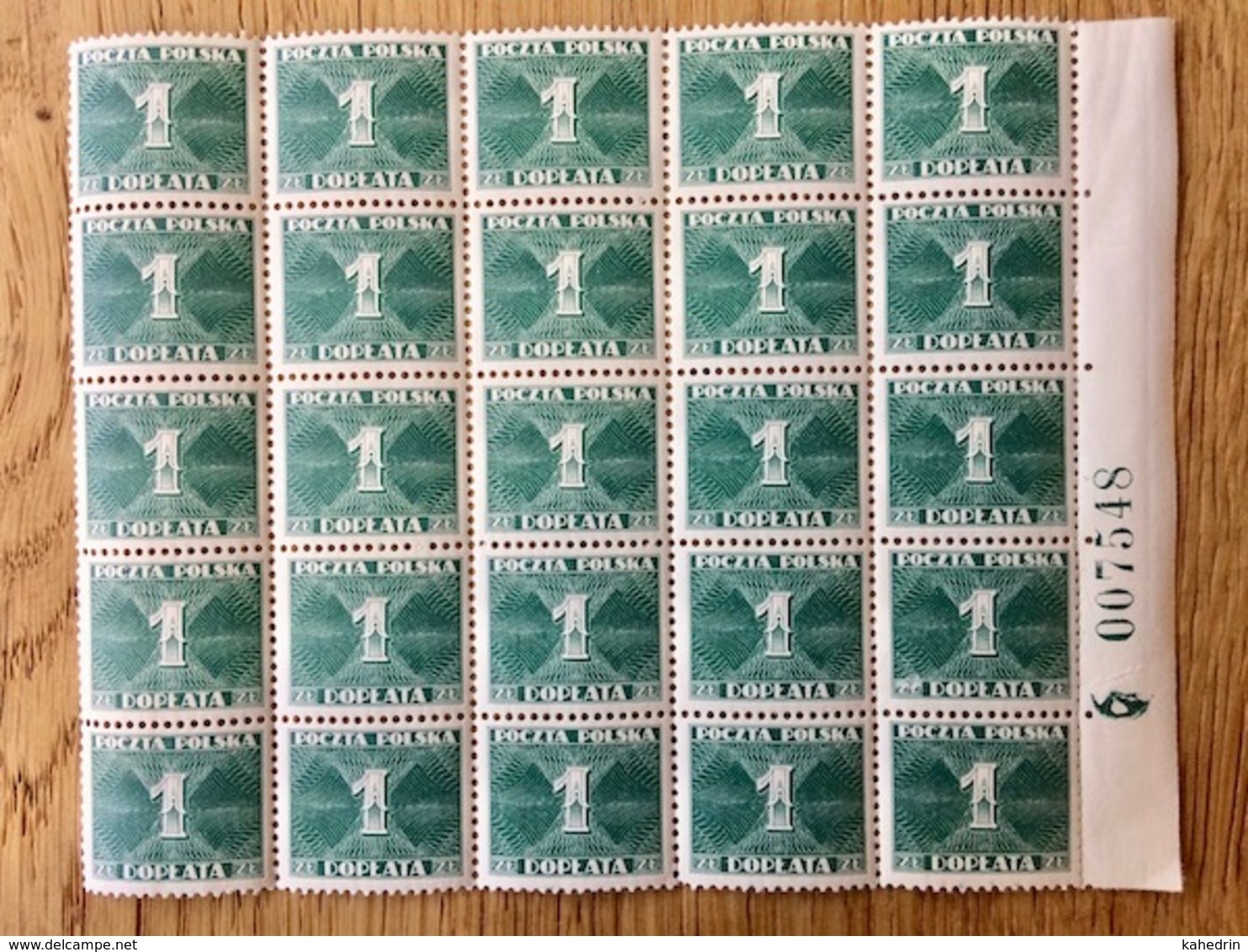 Polen Poland 1938, 25x Postage Due / Porto / Timbre-taxe / Segnatasse **, MNH - Postage Due