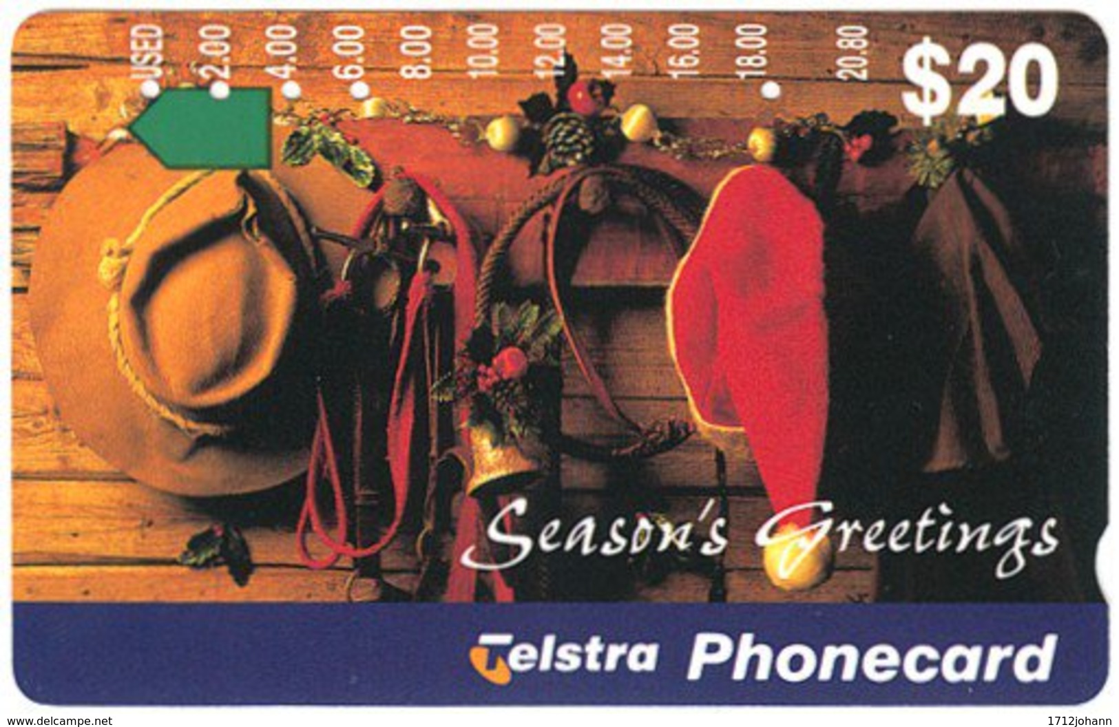 AUSTRALIA A-201 Optical Telstra - Occasion, Christmas - Used - Australia