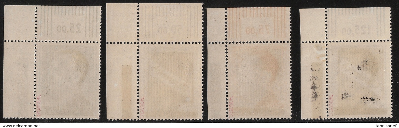 1945, Markwerte Postfrisch , Ecken  Mi. 250,- + Ecken ! R ! , #a1907 - Ungebraucht