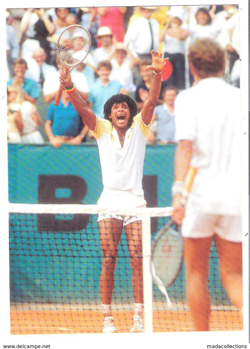 Sports - Tennis - 1983 Roland Garros - Yannick Noah Bat Mats Wilanders - Tennis