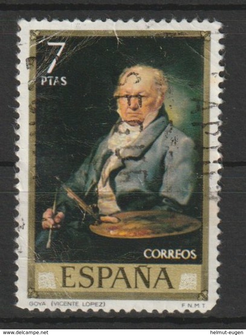 MiNr. 2046 Spanien 1973, 29. Sept. Gemälde (XVII): Vicente López Portaña; Tag Der Briefmarke. - Gebraucht