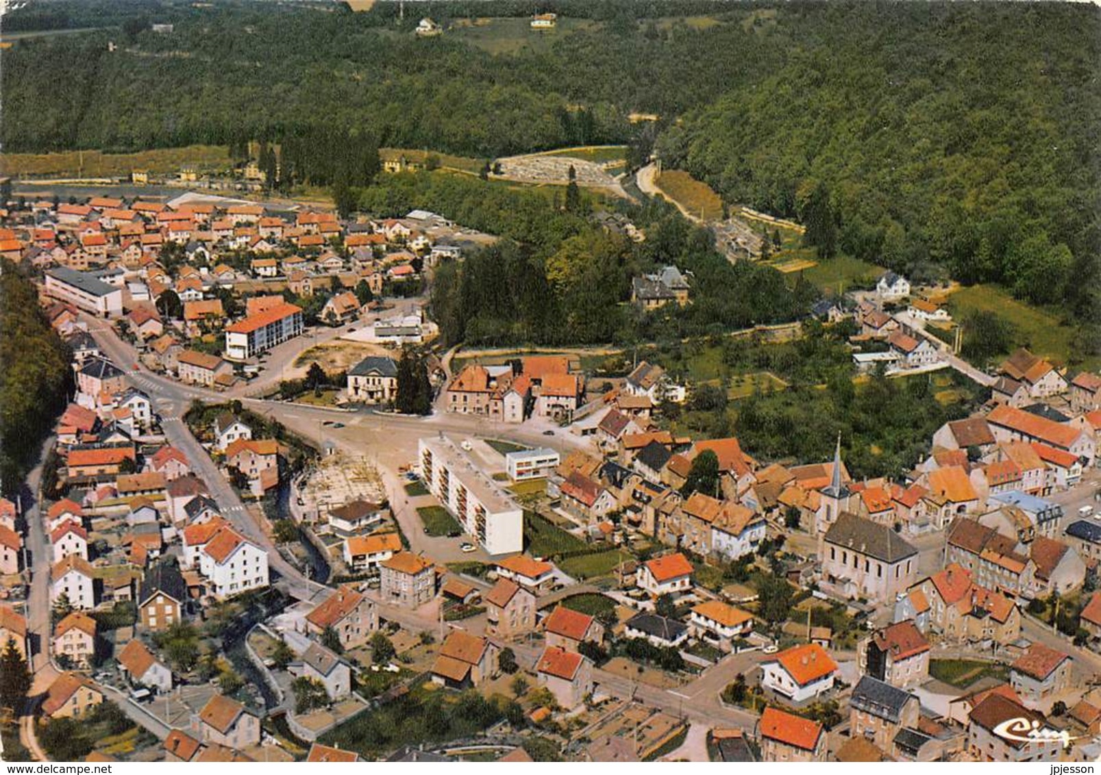 DOUBS  25  HERIMONCOURT   VUE GENERALE AERIENNE - Autres & Non Classés