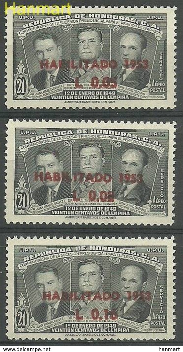 Honduras 1953 Mi 477-479 MNH ( ZS1 HND477-479 ) - Honduras