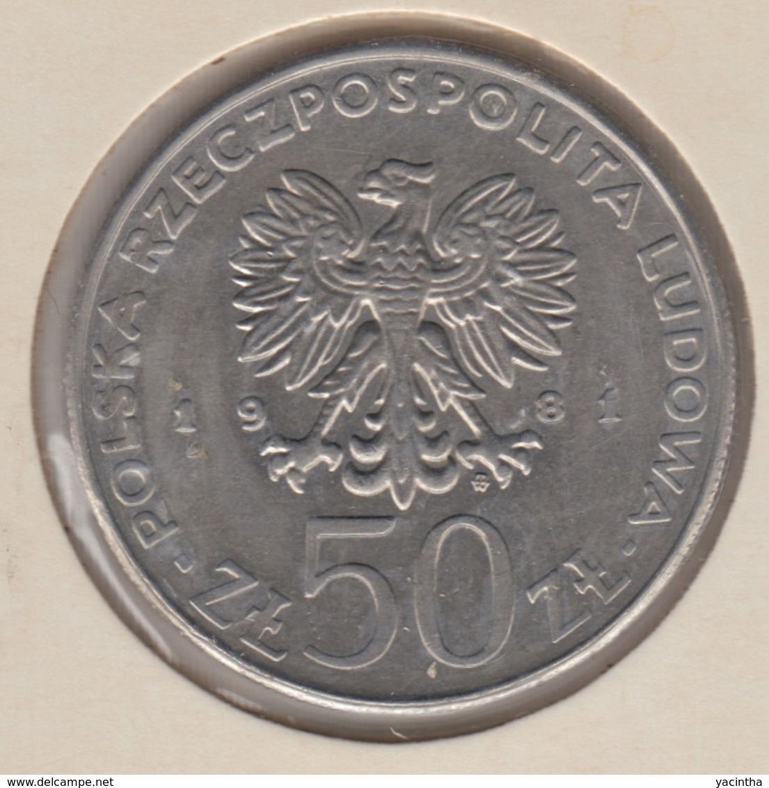 @Y@   Polen  50 Zlotty   1981    Unc            (4877) - Pologne