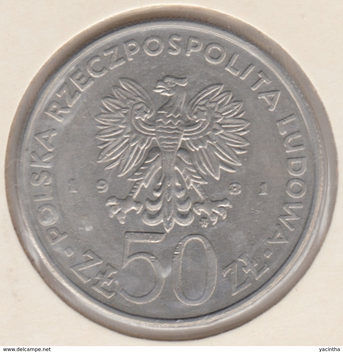 @Y@   Polen  50 Zlotty   1981    Unc      FAO      (4879) - Pologne