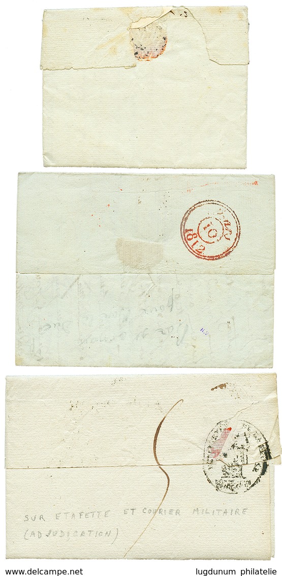 "BAR LE DUC" : 3 Lettres An 3 53 BAR-S-ORNAIN, 1812 53 BAR-S-ORNAIN Rouge, An 7 P.53.P BAR-S-ORNAIN. TTB. - Andere & Zonder Classificatie