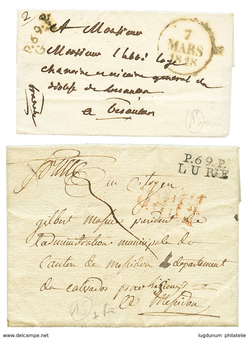 1828 P.69.P G(A)Y + An 8 P.69.P LURE + "FRANCS" Manus. TTB. - Autres & Non Classés