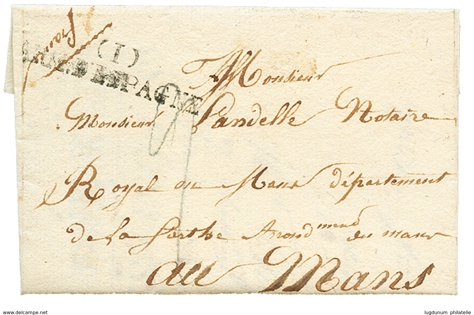 1821 (I) ARM. D' ESPAGNE Sur Lettre Avec Texte De VITORIA Pour La FRANCE. TTB. - Marques D'armée (avant 1900)