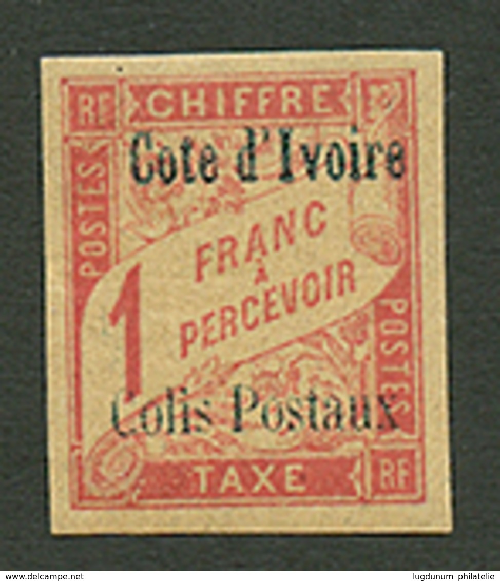 COTE D' IVOIRE : COLIS POSTAUX 1F (n°4) Neuf ** Sans Charnière. Trés Frais. Signé SCHELLER. Rare Sans Charnière. Superbe - Otros & Sin Clasificación