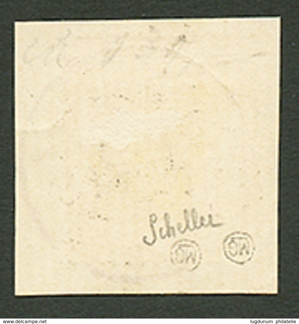 ZANZIBAR : 10a 1F S/ 40c(n°16) Type II Obl. Sur Fragment. Signé SCHELLER. Cote 700€. Superbe. - Autres & Non Classés