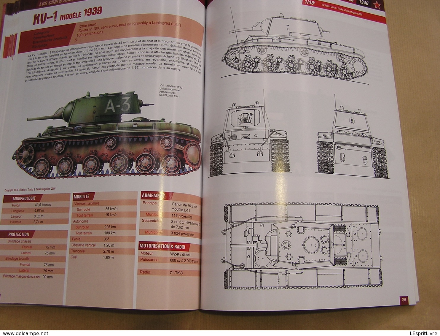 TNT Trucks & Tanks Magazine HS N° 3 Guerre 40 45 Militaria Armée Rouge Chars de Combat Soviétique T 34 KV JS T37 T 60