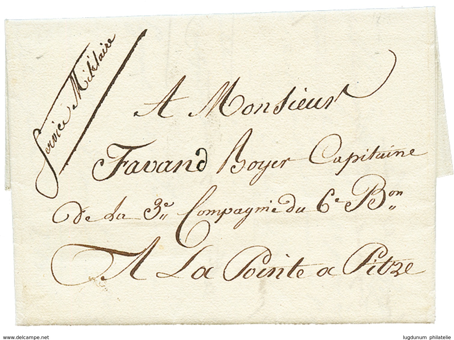 3éme Occupation ANGLAISE : 1815 (7 Mars) "SERVICE MILITAIRE" Manuscrit Sur Lettre Avec Entête Imprimé Pour Un Militaire  - Andere & Zonder Classificatie