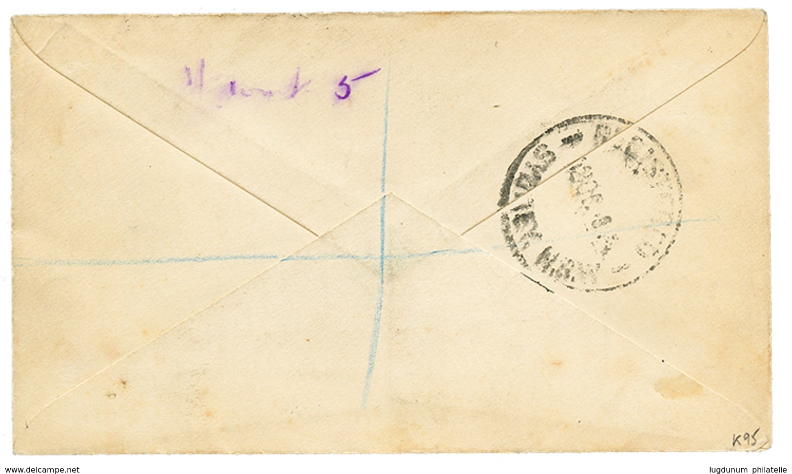 NAURU : 1916 AUSTRALIA Overprint N.W PACIFIC ISLANDS 1 SHILLING + 5 SHILLING + "manuscript "REGISTERED NAURU N°1082" In  - Andere & Zonder Classificatie