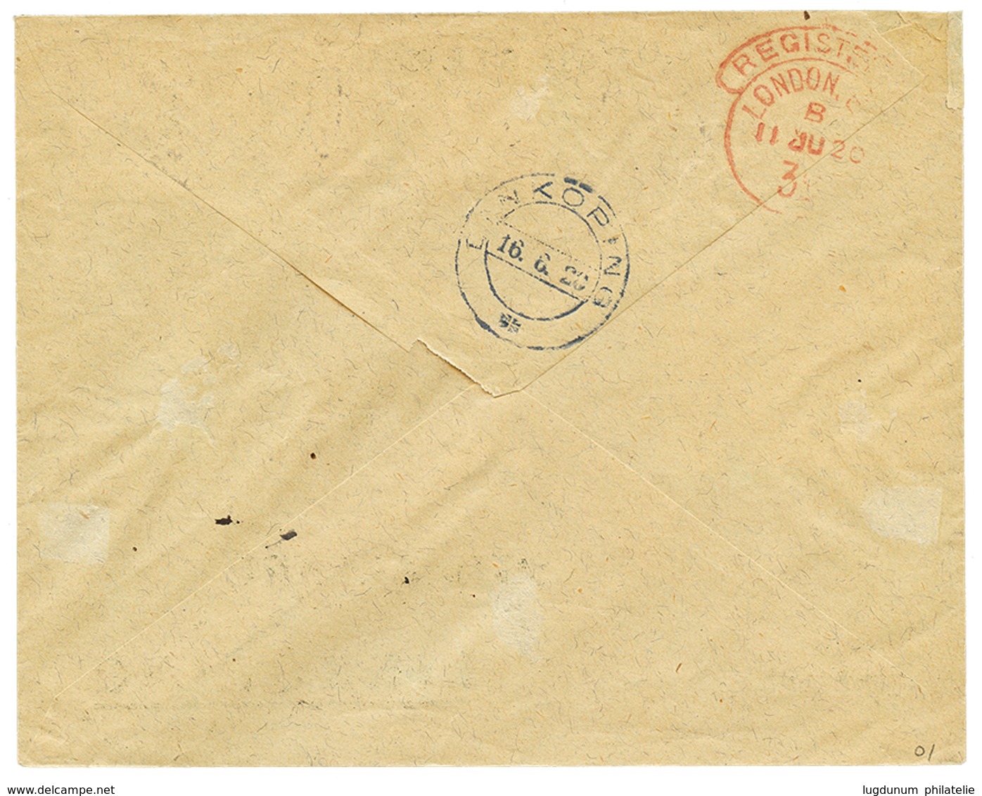 COOK ISLANDS : 1920 Mixt 1/2d+ 1d + RAROTONGA 3d On REGISTERED Envelope To LINKOPING (SWEDEN). Vvf. - Otros & Sin Clasificación