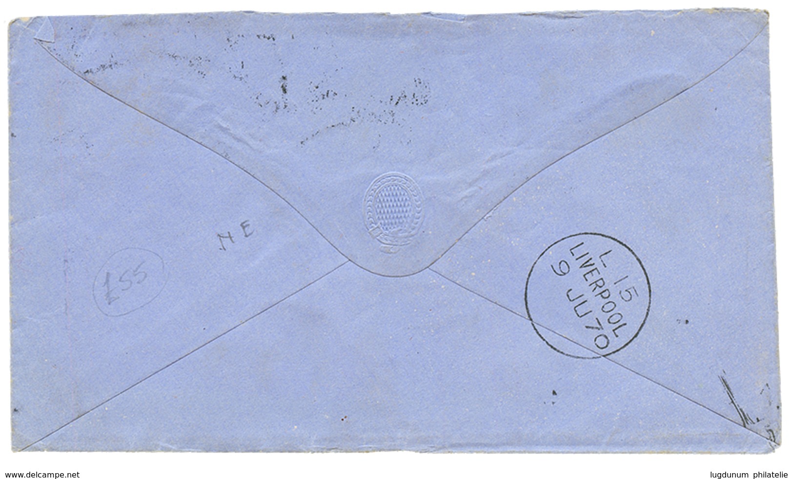 1870 Pair 6d (pl. 8) Canc. A25 + MALTA On Envelope To ENGLAND. Superb. - Malta (...-1964)