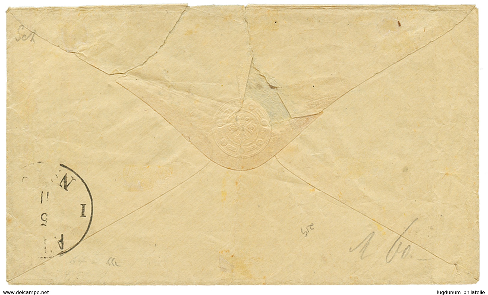 MAURITIUS Used In SEYCHEYLLES : 1883 16c On 17c Canc. B64 + SEYCHELLES Cds On Envelope To GERMANY. A Rare Single Frankin - Seychellen (...-1976)