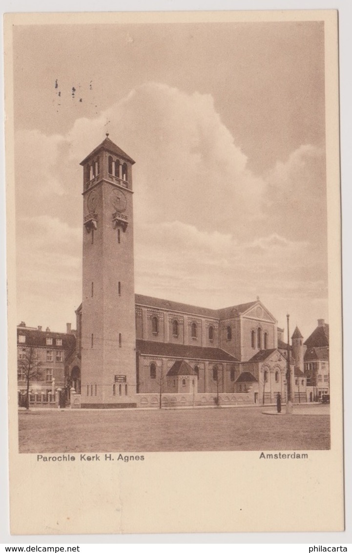 Amsterdam - Parochie Kerk H. Agnes - 1947 - Amsterdam