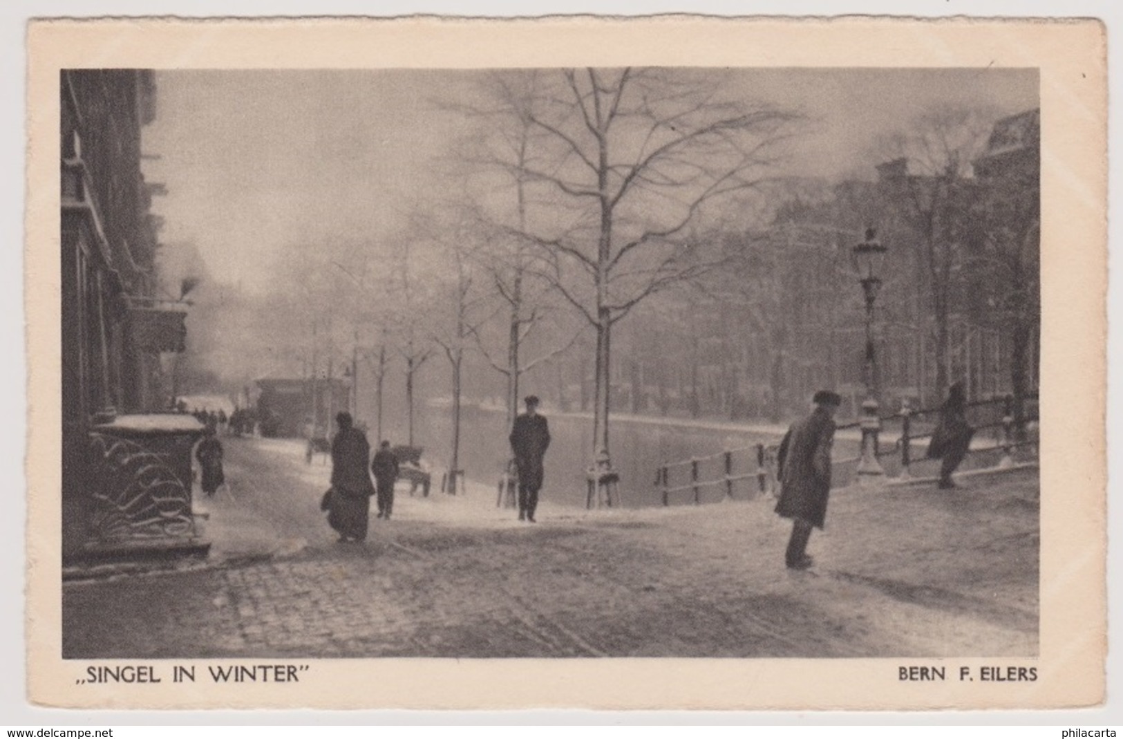 Amsterdam - Singel In Winter - Bern F. Eilers - Amsterdam