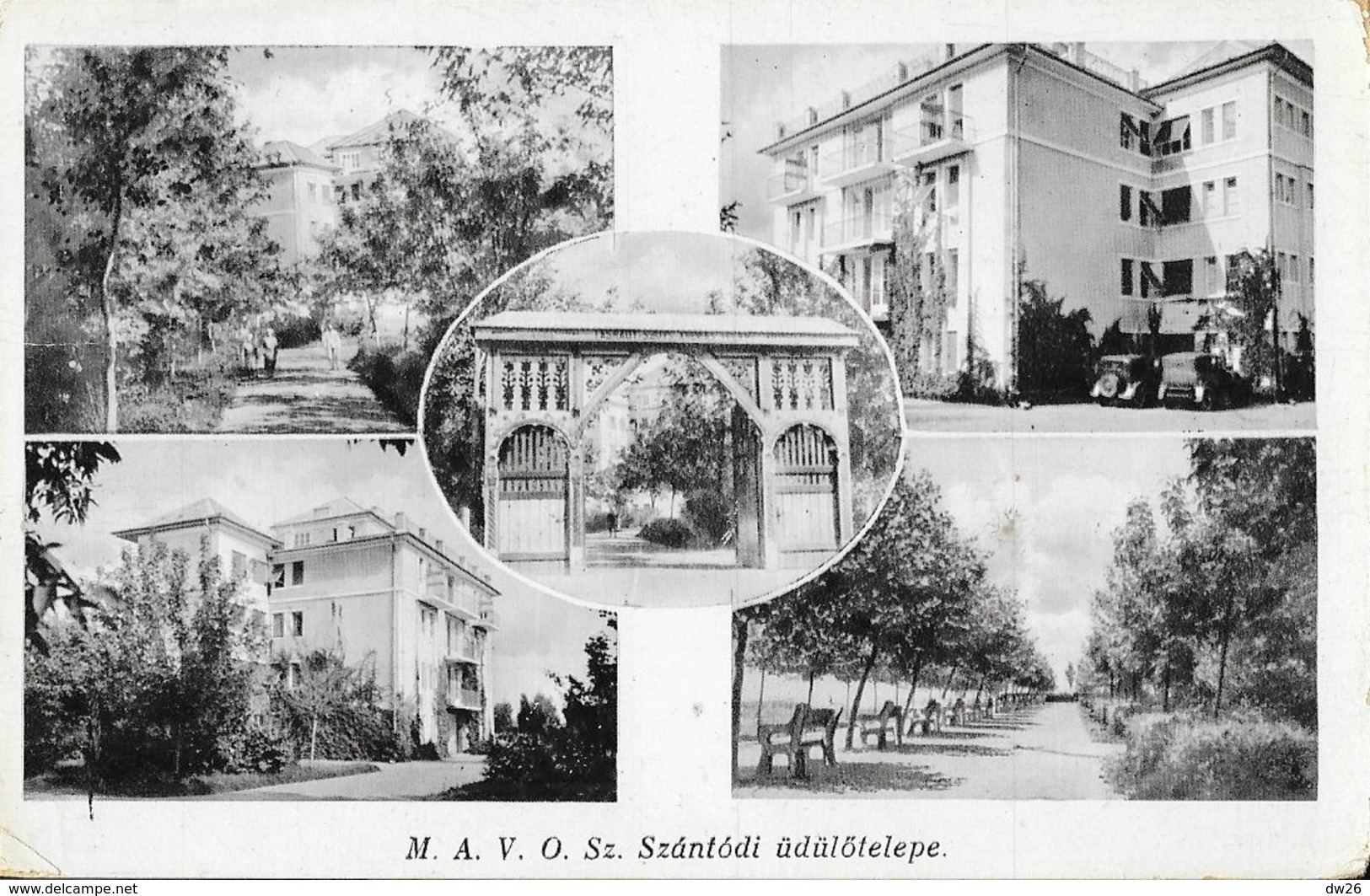 M.A.V.O. Sz. Szantodi üdülötelepe - Multivues 1936 - Karinger, Budapest - Hongrie