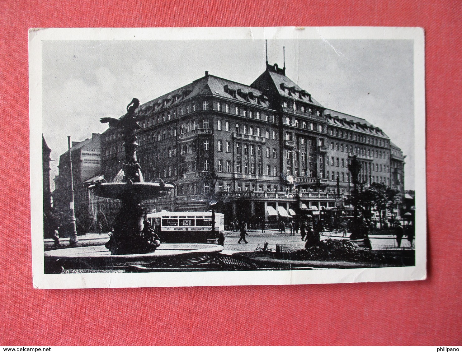 RPPC   Bratislava -crease  Has Czech Stamp & Cancel  Ref 3160 - Slovenia