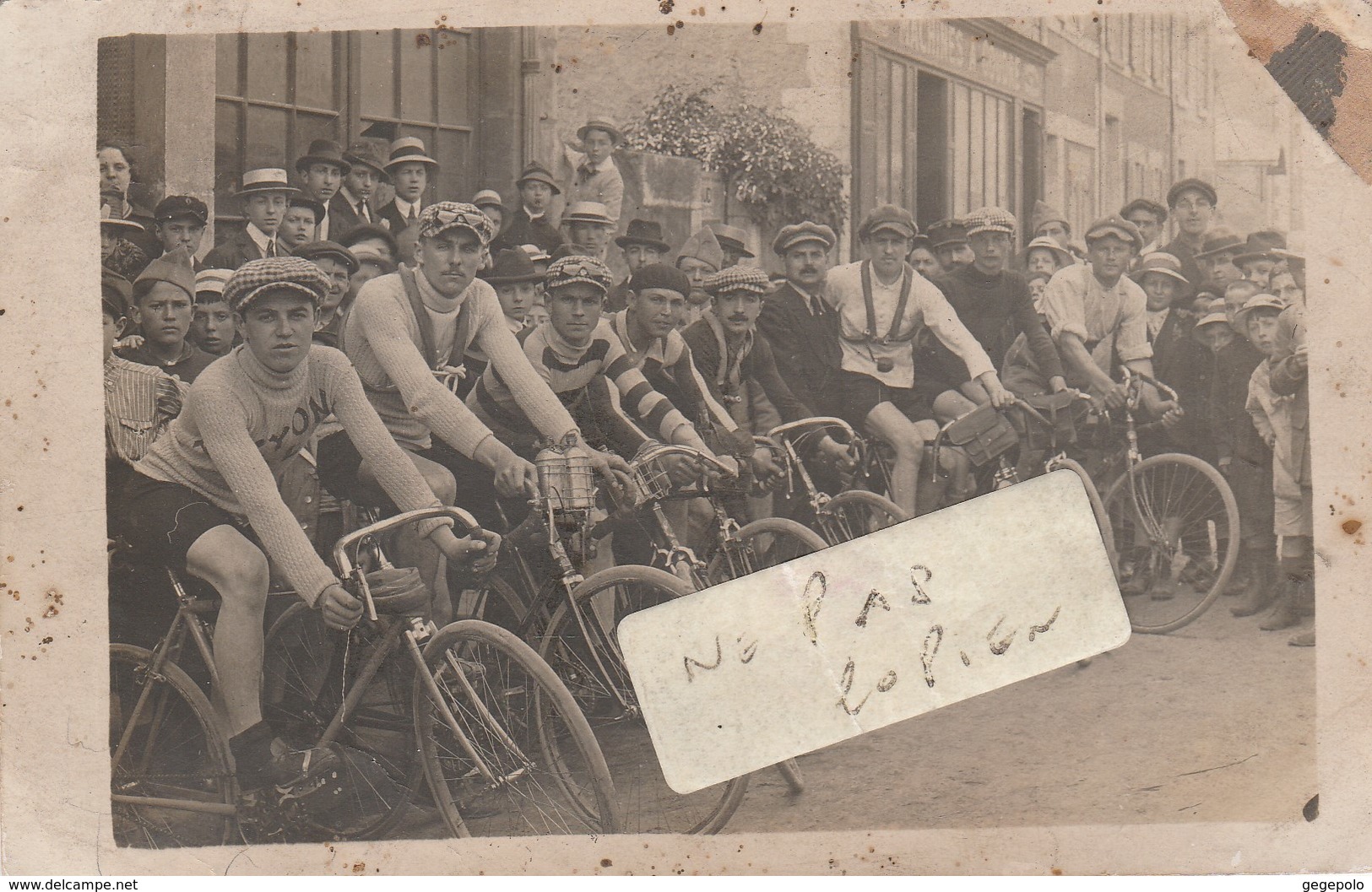 Départ D'une Course Cycliste à Localiser ( Carte Photo ) En L'état - Radsport